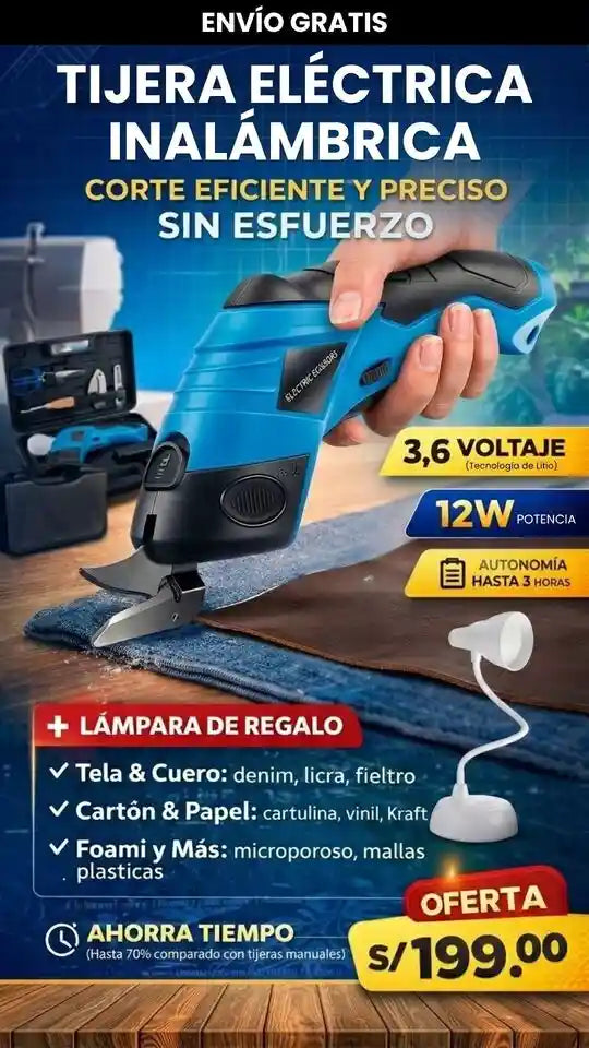 Tijera Eléctrica Inalámbrica